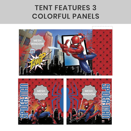 Spider-Man Loft Bed Tent - Curtain Set for Low Twin Loft Bed (Bed Sold Separately) by Delta Children