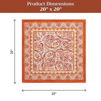 Maison d' Hermine Cloth Napkins Set of 4 Reusable 100% Cotton (20" x 20")
