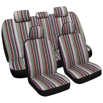 VarCozy Baja Saddle Blanket Seat Covers Full Set, 