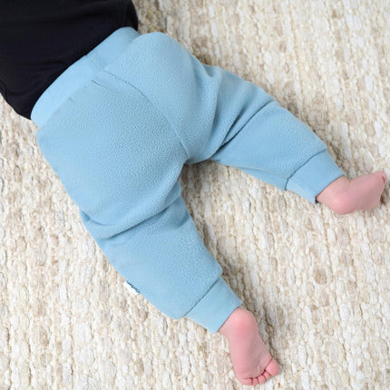 Gerber Baby-Boys 4-Pack Microfleece Pants, Light Oatmeal Heather, 6-9 Months