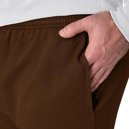 Hanes Men's Sweatpants, EcoSmart Fleece Sweats for Men, Open Bottom Sweatpants, 30.5", Army Brown, Small