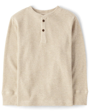 The Children's Place Boys' Long Sleeve Thermal Hen