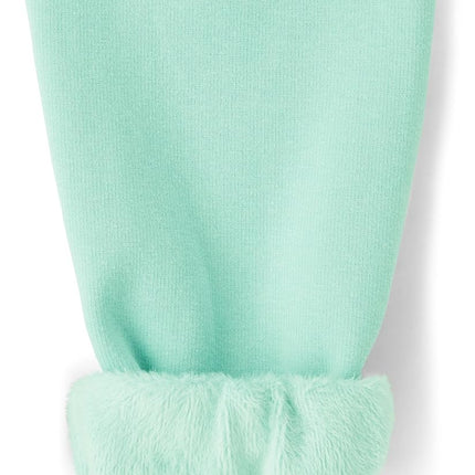 The Children's Place Pantalones Deportivos de Invierno Cálidos para Niñas, Menta Invernal, Pequeño
