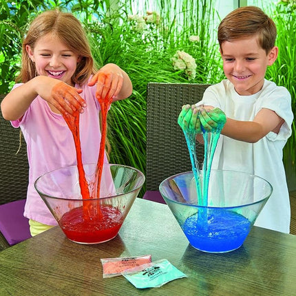 ZIMPLI - 3 x Slime Baff Bundle, Red, Green & Blue, Turns water into gooey slime, Birthday toys for boys & girls, Great Fun in Paddling pools, Certified Biodegradable