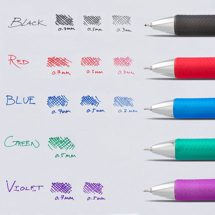 Pentel EnerGel Xm BLN75 0.5mm Violet (Pack of 12)