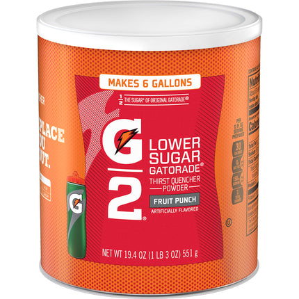 Gatorade Thirst Quencher Powder, G2 Low Calorie, G