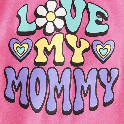 Lot de 3 t-shirts graphiques à manches courtes pour bébés et tout-petits The Children's Place, fille de maman/papa/frère, taille 5T
