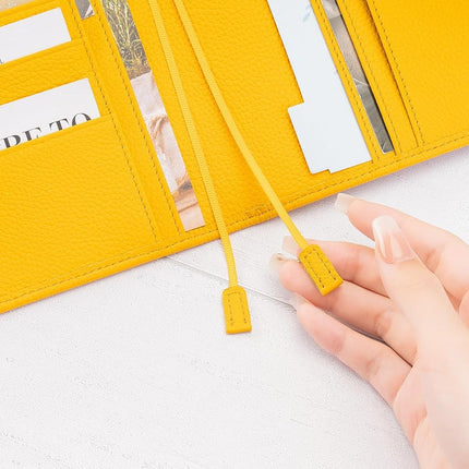 Leather B6 Planner Cover for Stalogy, midori, Sterling Ink