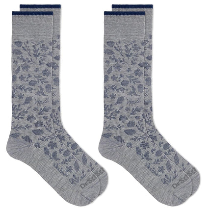 Dr. Scholl's Women's Graduated Compression, Gray/Blue, 4-10