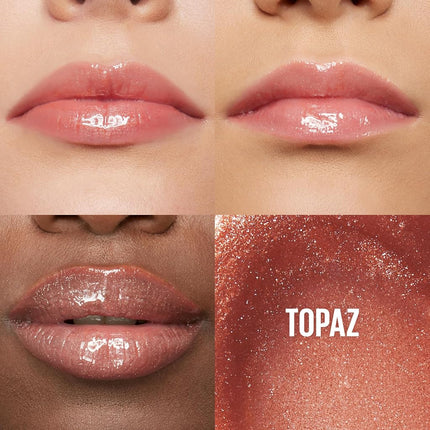 Maybelline Lifter Gloss Lip Gloss Makeup With Hyaluronic Acid, Hydrating, High Shine, Hydrated Lips, Fuller-Looking Lips, Topaz, 0.18 fl. oz.
