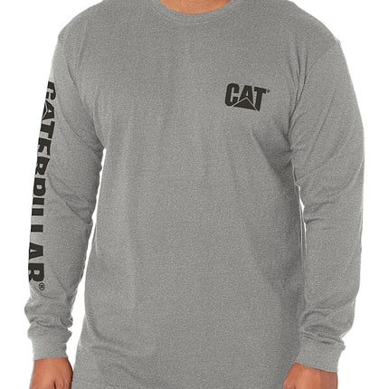 Caterpillar Trademark Banner Long Sleeve Tee Shirt