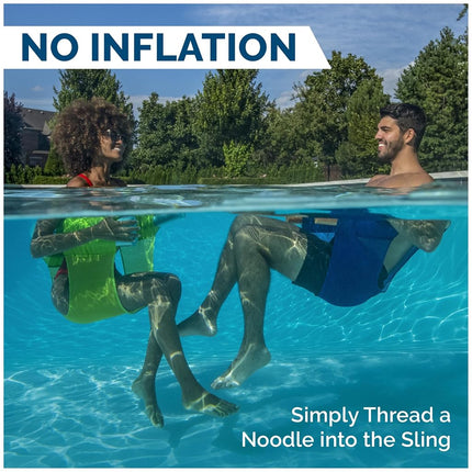 SwimWays Mesh Floating Pool Chair Noodle Slings (4 Pack)