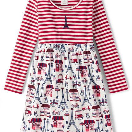 Gymboree Girls' and Toddler Long Sleeve Casual Dre