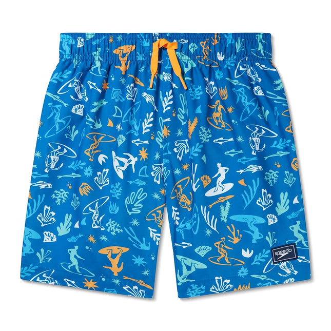 Speedo Boy's Swim Trunk Mid Length Redondo Printed