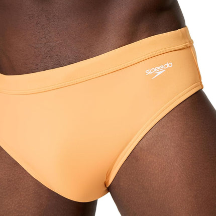 Speedo Men's Swimsuit Brief Comfort Waistband, Mid Creamsicle, 34