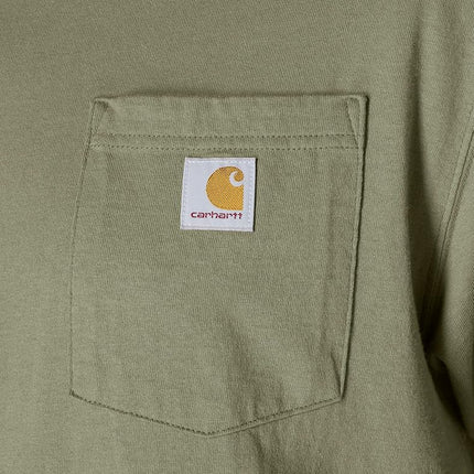 Carhartt Men's Iconic K87 Pocket T-Shirt, Dusty Olive, 4XL/Tall