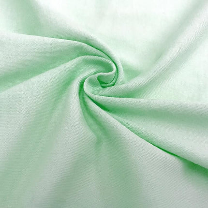 Sábana Ajustable de Punto Jersey 100% Algodón Natural para Cuna Corral Pack N Play de American Baby, Menta, Suave y Transpirable, para Niños y Niñas