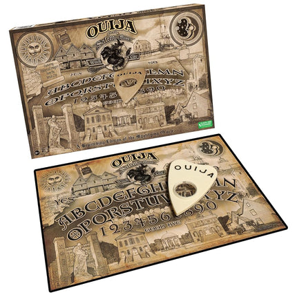 Ouija Edición Salem de Winning Moves Games USA, Tabla Ouija Edición Especial de Ciudad Espeluznante y Oscura, para más de 2 jugadores de 8 años en adelante.