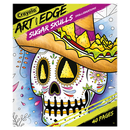 Crayola Sugar Skulls Coloring Book, Volume 3, Teen Coloring, 32 Pages