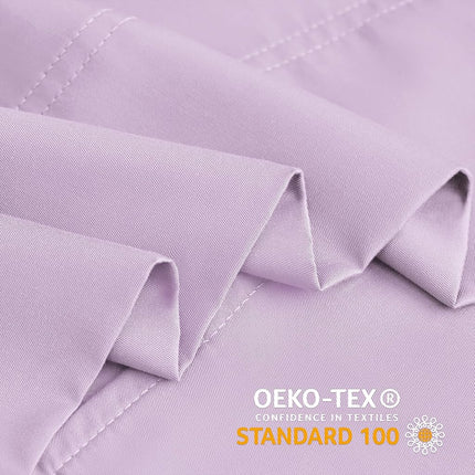 BEDELITE Body Pillow Case Cover, Rayon Made from Bamboo, Cooling Body Pillow Cover for Hot Sleepers and Night Sweats, Breathable & Silky Soft Full Long Pillow Case (Light Purple, 20x54 Inches)