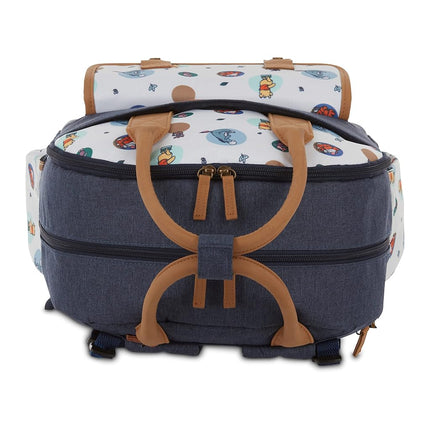 Disney Baby 1 Backpack Diaper Bag, Winnie The Pooh Double Hnadle