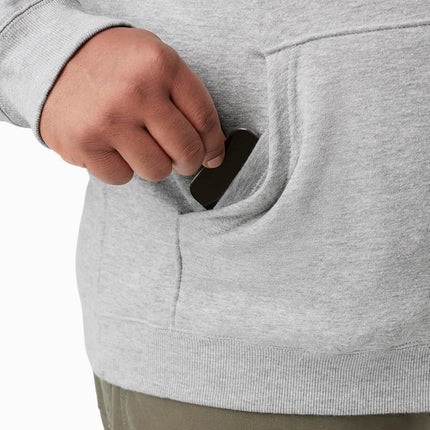 Dickies Midweight Fleece Zip Hoodie Heathered Gray