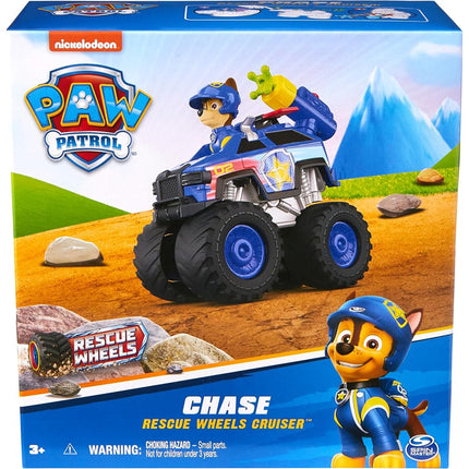 Paw Patrol: Rescue Wheels Chase�s Cruiser, Toy Truck with Projectile Launcher and Collectible Action Figure, Kids� Toys for Boys & Girls Ages 3 and up