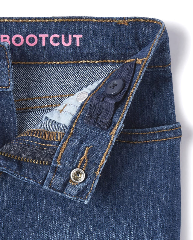The Children's Place Jeans bootcut pour fille, délavage Victory Blue, 4