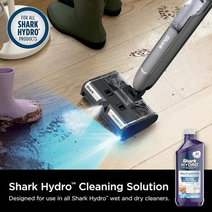 Concentré multi-surfaces Shark Hydro avec technologie neutralisante d'odeurs, formulé pour une utilisation dans tous les nettoyeurs humides et secs Hydro, à utiliser sur le bois dur scellé, le carrelage, le stratifié et la pierre, 473 ml, WWCM16