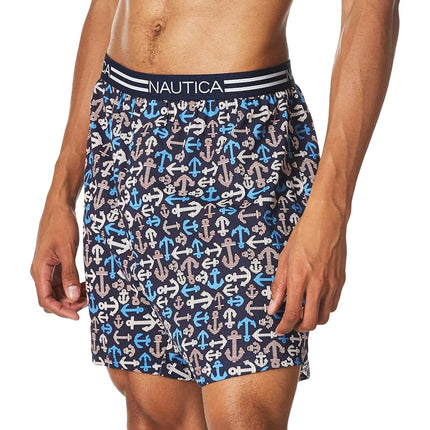 Nautica Men's Classic Cotton Loose Knit Boxer Shor