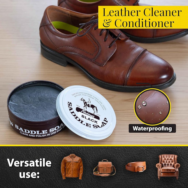 (Black, 350ml) - Fiebing's Saddle Soap