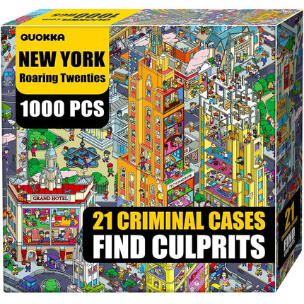 QUOKKA Roaring Twenties New York 1000 Piece Puzzle