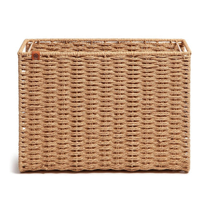 U Brands Woven Hanging File Basket, Office Organization Supplies, 1 Count
