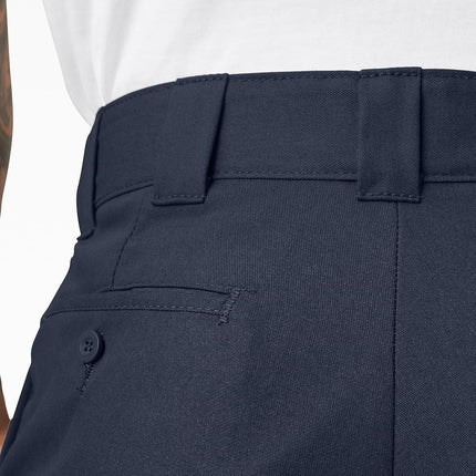 Pantalones cargo elásticos de corte recto. Azul marino oscuro, 50 30