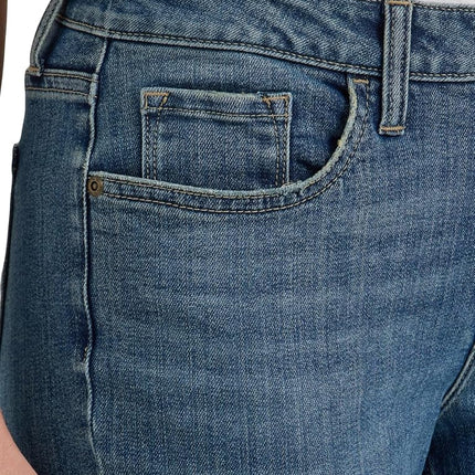 Lee Women's Legendary Mid Rise Straight Leg Jean, Indigo Luster, 16 US