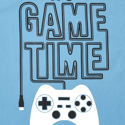 The Children's Place Boys Short Sleeve Graphic T-Shirt 3-Pack, It's Game Time/Max Level Gamer/Controller, X-Large