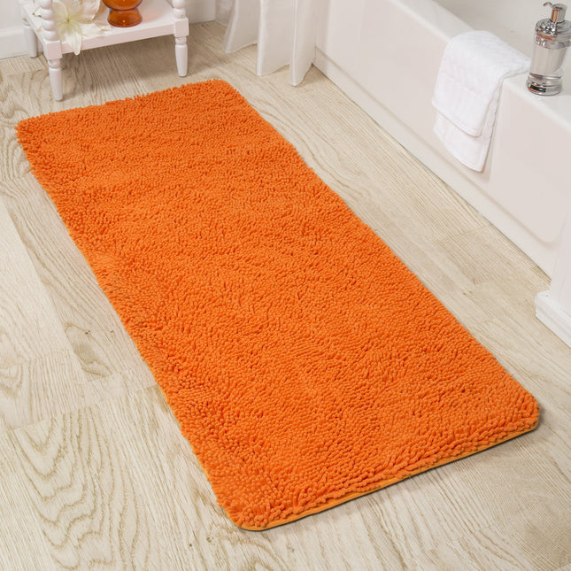 Bedford Home Memory Foam Shag Bath Mat 2-Feet by 5