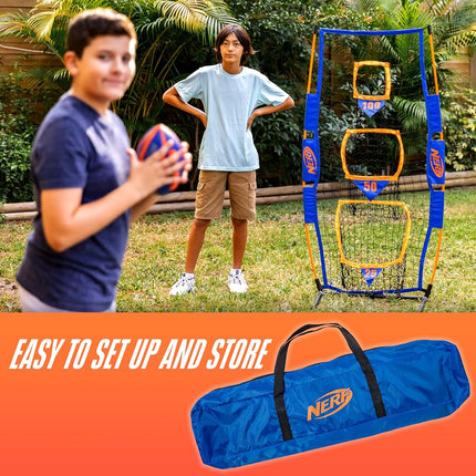 Nerf Pro Pass Football Target - Large 5 FT x 2 FT Target - Improve Any Young Quarterbacks Accuracy
