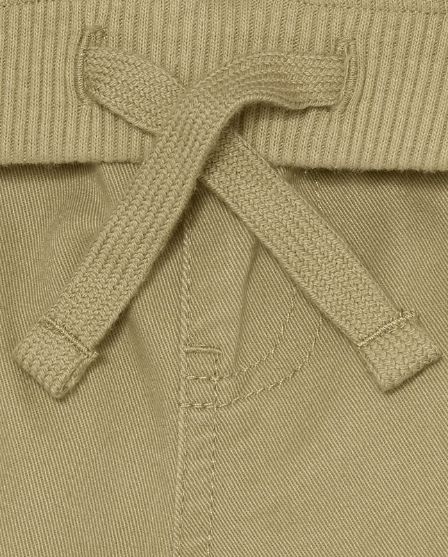 The Children's Place Baby Toddler Boys Pull on Cargo Pants, Flax Single, 9-12 Months