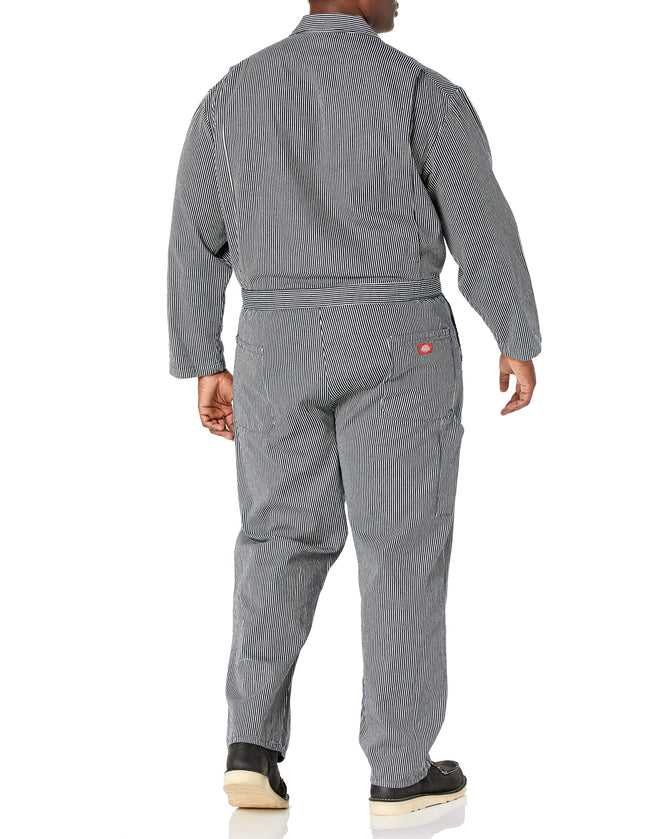 Hickory Stripe Coveralls, RINSED HICKORY STRIPE, L RG, Rinsed Hickory Stripe, Large