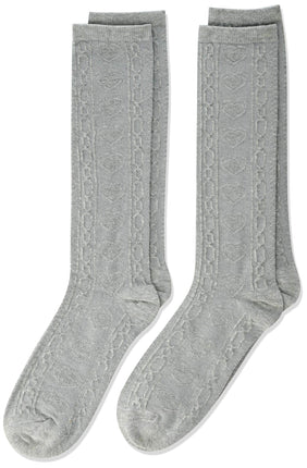 The Children's Place Girls' Socks 2-Pack, H/T Grey
