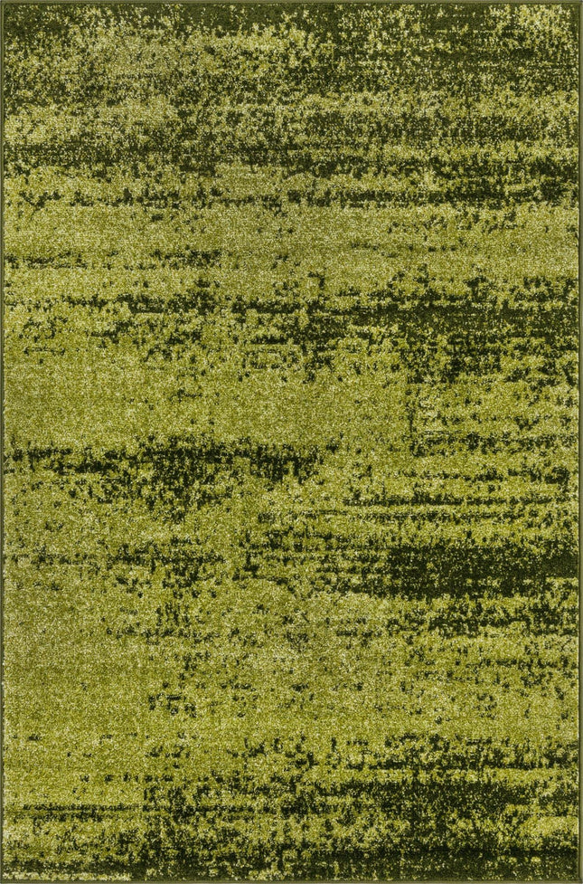 Tapis Unique Loom Collection Del Mar - Lucille (Rectangulaire 122 x 183 cm, Vert/Vert Chasseur)