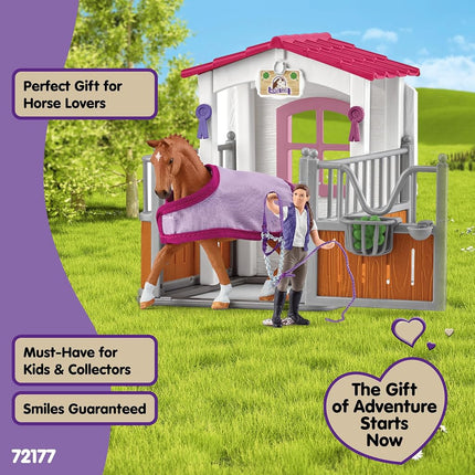 Schleich Horse Club - 28Pc Wash Area With Horse Stall - Kids 5+ | 72177