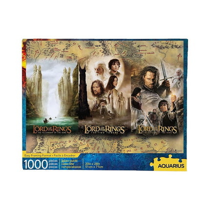 Aquarius Lord of The Rings Triptych Puzzle 1000-Pi