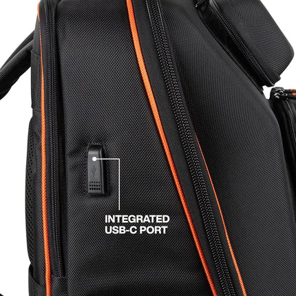 Klein Tools 62809MB MODBox Hard Shell Backpack with Protective Front Shell, 40 Pockets, Laptop Sleeve USB-C Port, MODBox Compatible, Heavy Duty