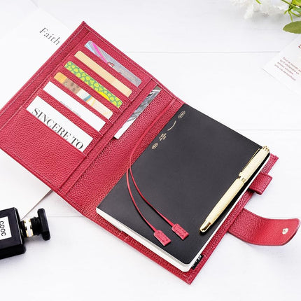 Leather B6 Planner Cover for Stalogy, midori, Sterling Ink & Wonderland222