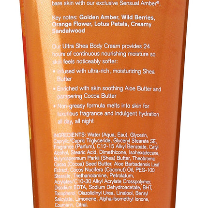 Crème pour le corps Sensual Amber Bath and Body Works