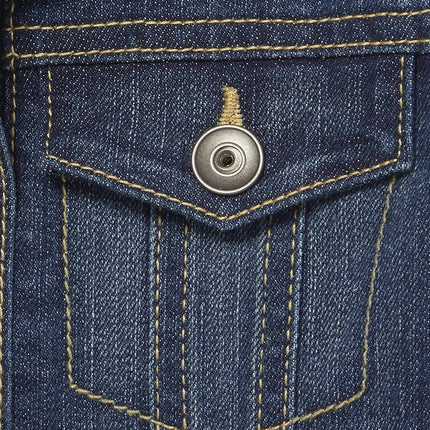 Blouson en jean The Children's Place pour filles, Dk Stone, très petit