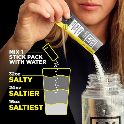 LMNT Zero Sugar Electrolytes - Lemonade Salt | Drink Mix | 30-Count