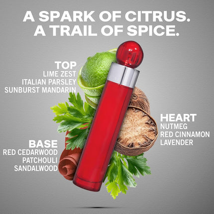 Perry Ellis 360 Red For Men 1.7 Oz Edt Spray